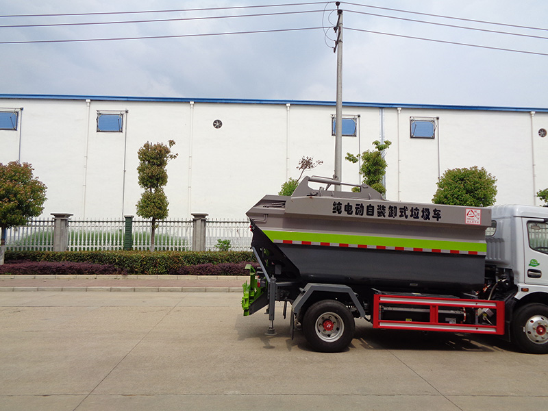XZL5080ZZZBEV型純電動(dòng)自裝卸式垃圾車